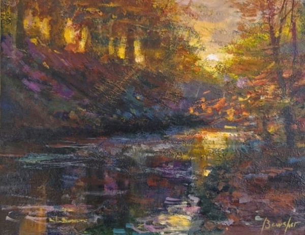 AUTUMN LIGHT BY THE RIVER  ( STYAL)